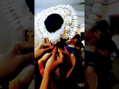 How to set tahiya with duplicate flower part 2#shorts #ytshorts #cutiepielima