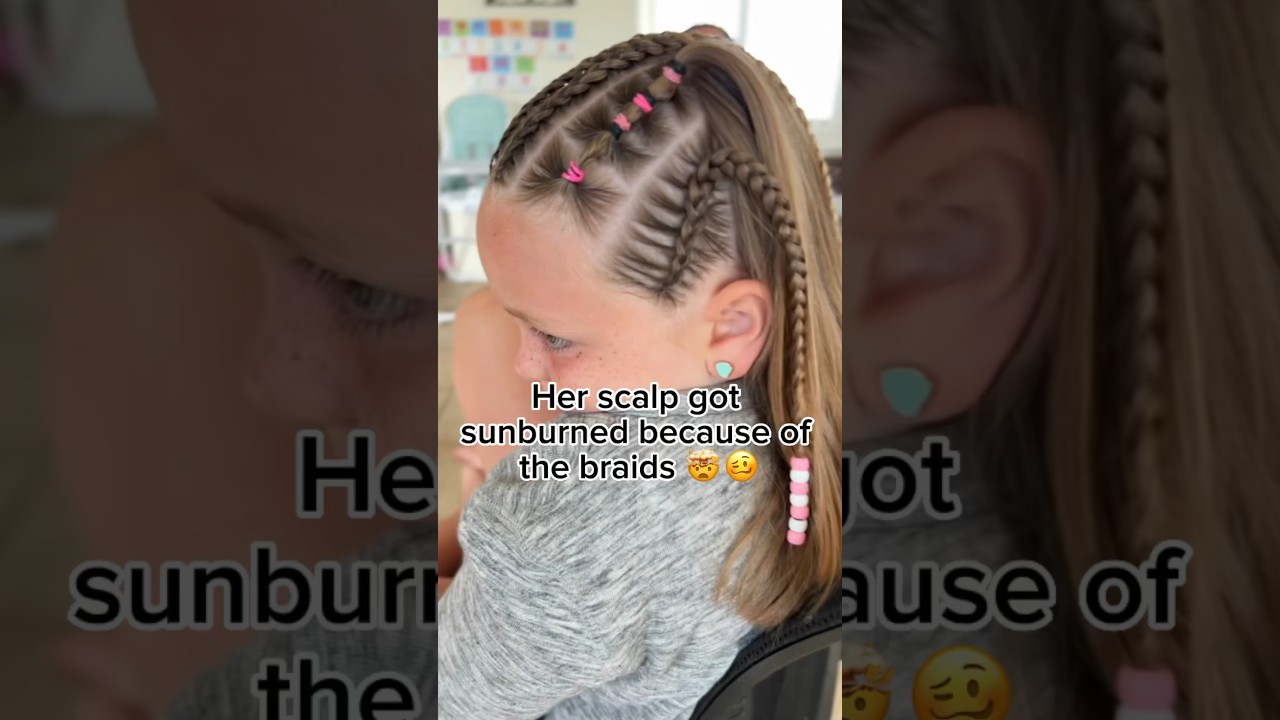 Story Time #cutehairstyle #naturalhair #kidshairstylesforgirls #braids #straighthair #blonde #shorts