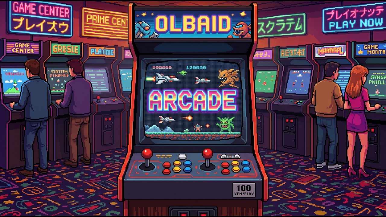 👾Olbaid - Arcade (Original Mix) | Official Visualizer