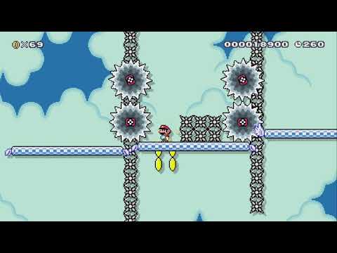 Blue Platform-ing 2 by Tob1as - Super Mario Maker 2 - No Commentary 1by