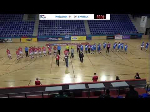 ARKUS liga 4. kolo / RK Proleter - RK Spartak