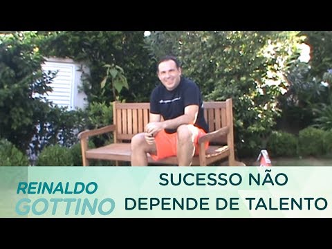 O sucesso não é fruto do talento, mas da paixão e da perseverança