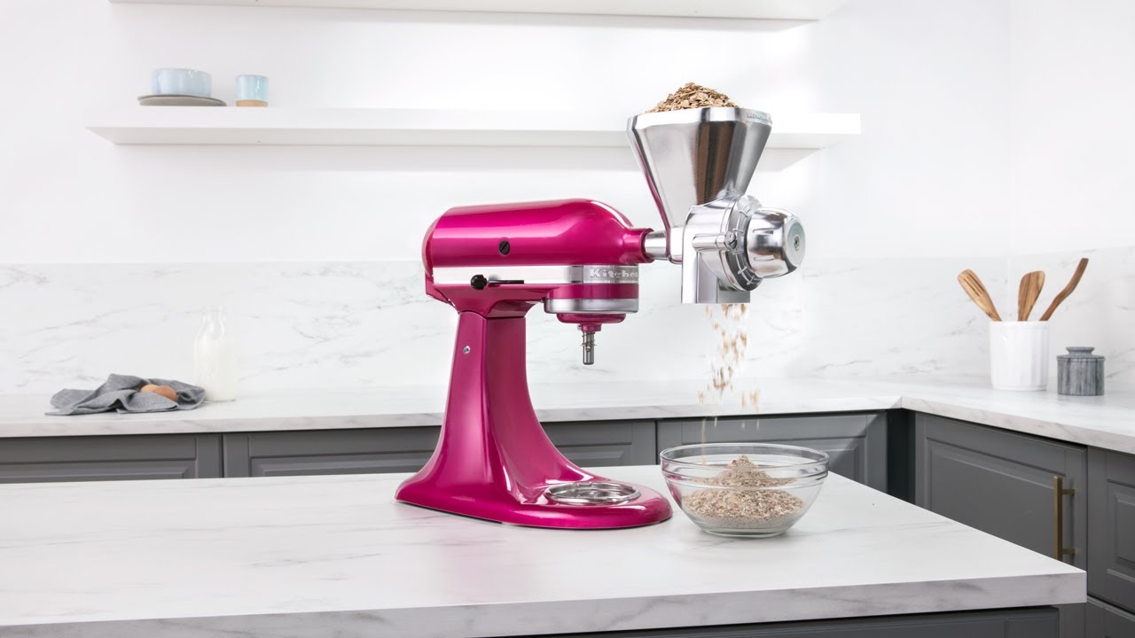 Grain mill for stand mixer | KitchenAid - Al Ghandi Electronics UAE