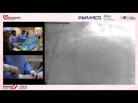 Live Bifurcation PCI | DK Crush Technique with Atlas™ Stents INVAMED | Interventional Academy - Van