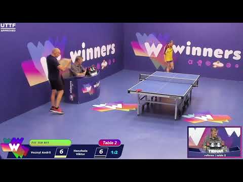 Winners League  14.09.21 Voznyi Andrii - Hanzhala Viktor 13:00