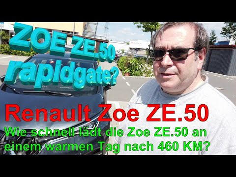 Renault Zoe ZE.50 (2020): Ladekurve von 3 bis 80 % nach 460 Kilometern im Sommer! #RAPIDGATE ❓