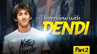 Interview with Dendi after EMC, WCA, ESL One - part 2 (ENG Subs)
