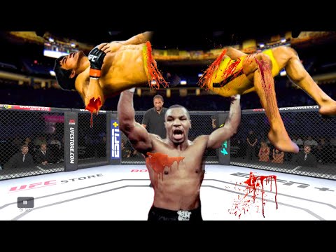 UFC4 Bruce Lee vs. New Mike Tyson EA Sports UFC 4
