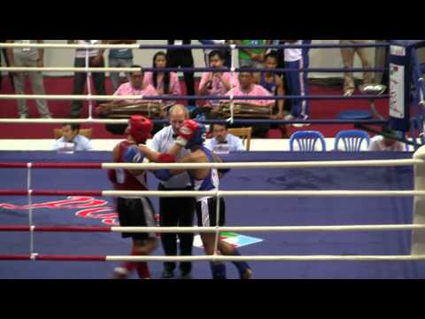 Trishin Constantin (Ukraine) - Palinara Sattra (Thailand), 57 kg male semifinal.