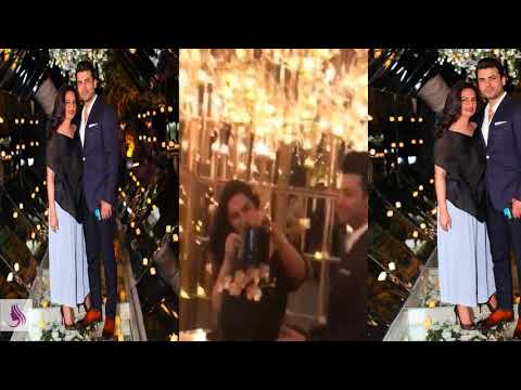 Fawad Khan Kissing his wife in public at her Birthday Party