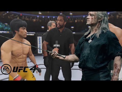 UFC 4 | Bruce Lee vs. Geralt Witcher PS5