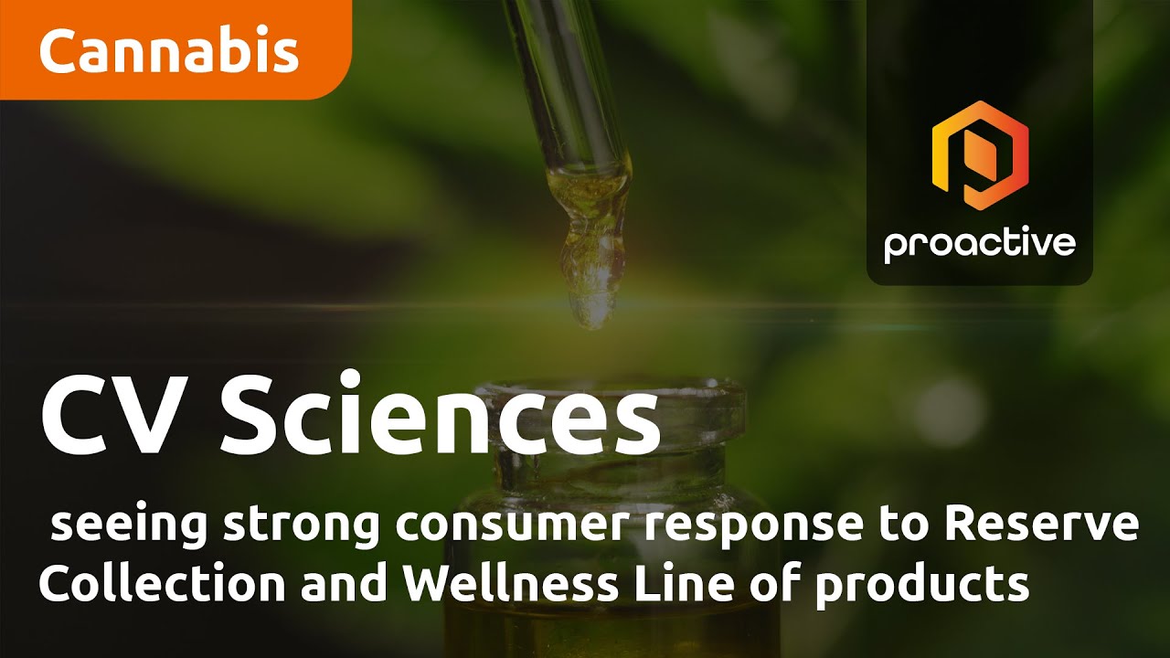 CV Sciences seeing strong consumer response to Reserve Collection and Wellness Line of products