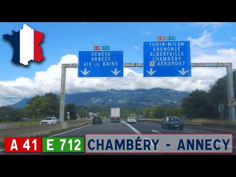 France (F): A41 Chambéry - Annecy w/ @enr.autosel