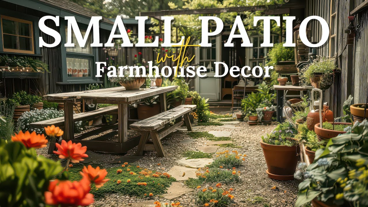 Stunning Small Patio Ideas: Farmhouse Decor That Will Amaze Your Guests!