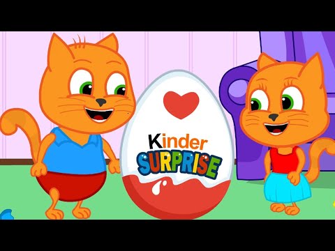 🔴 AO VIVO! Família de Gatos - Grande Surpresa Gentil | Animado em Português Brasil