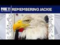 Officials' plans on what to do with bald eagle Jackie's remains