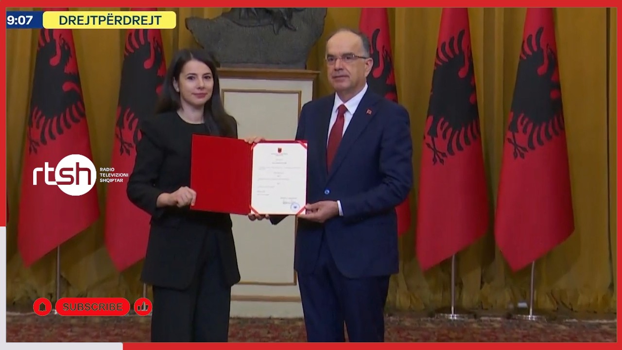 Betohet para Presidentit, Ministrja e Administratës Publike, Adea Pirdeni