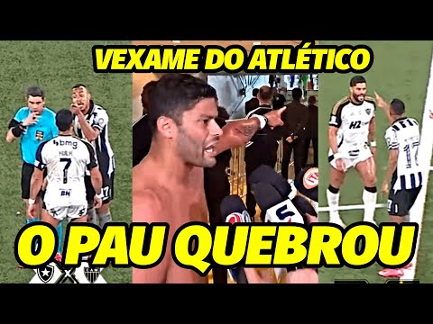 “UM MERD% DO CAR%LH.. EU TO CANSADO DESSA P..” A TRETA NO VEXAME HUMILHANTE DO ATLÉTICO COM HULK