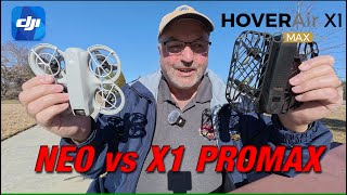 DJI Neo vs HOVERAir X1 PROMAX - Side by Side Flight Test