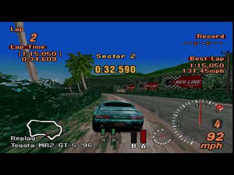 Thumbnail for Gran Turismo 2 Stock Laps  Tahiti Road ( Toyota MR2 GT-S 96 ) 1:15.050 by Toyota MR2, Troller, Toyota, Vehicle
