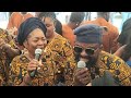 Salawa Abeni Saheed Balogun Kunle Afolayan Compete On Stage At Burial Of Aremu Afolayan S Mum