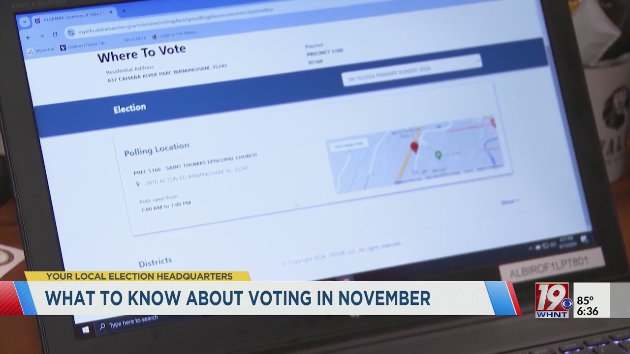 Alabama Secretary of State Wes Allen Talks Voting Preparations | Sep. 4, 2024 | News 19 at 6:30 p.m.