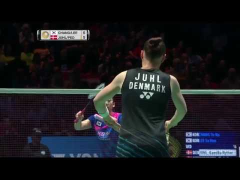 Yonex All England Open 2017 | Badminton F M3-WD | Chang/Lee vs Juhl/Ped