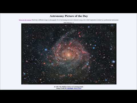 2022 February 11 - IC 342: The Hidden Galaxy in Camelopardalis
