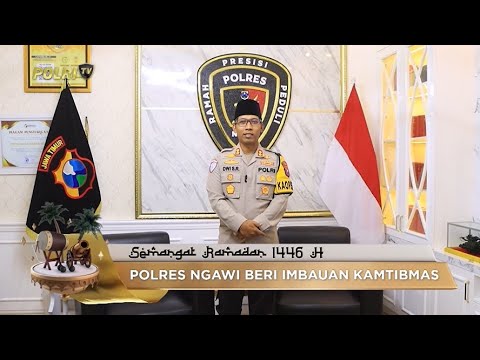 POLRES NGAWI BERI IMBAUAN KAMTIBMAS