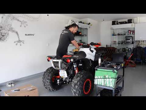 Big Gun evo exhaust instal - Can am renegade 570xxc