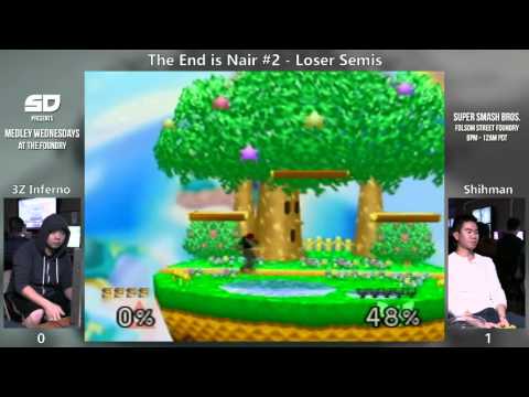 The End is Nair #2 - Loser Semis: 3Z Inferno (Donkey Kong) vs Shihman (C. Falcon)