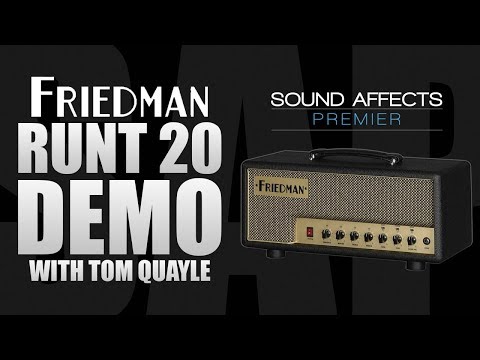 Friedman Amplification Runt 20 Amplifier Head Demo with Tom Quayle