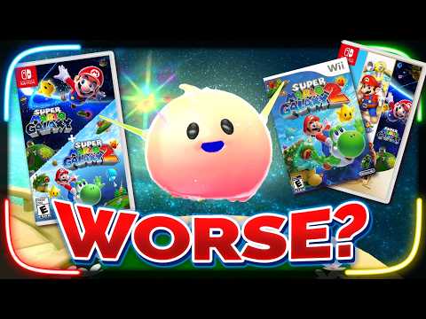 The Surprising Upgrades & Downgrades in Mario Galaxy 1 + 2 on Switch!