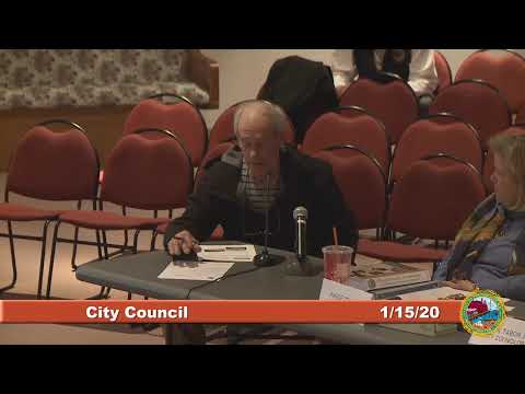 City Council Work Session 1.15.20