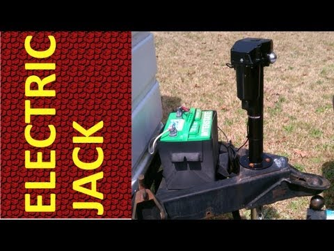 Electric Jack Installation on Travel Trailer