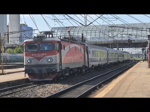 Activitate feroviară intensă în gara București Nord / Rail activity in Bucharest North Railway