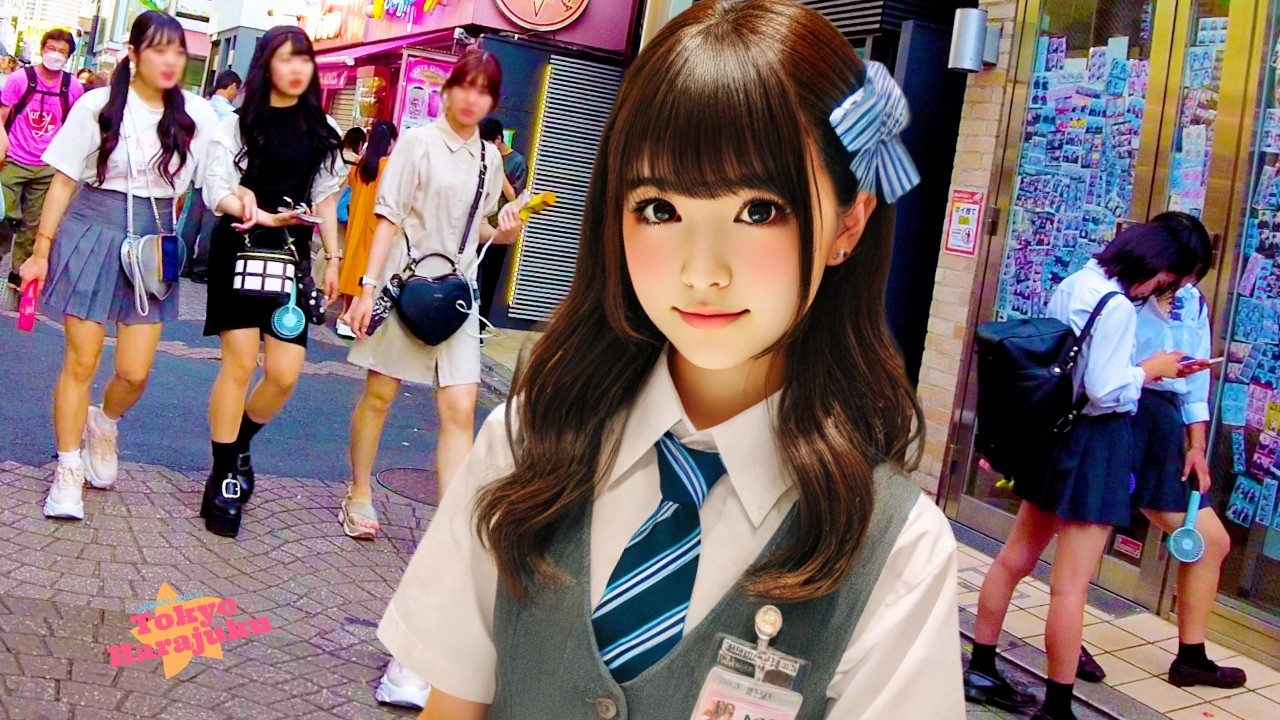 Tokyo Harajuku 👍 Cute Town ♪ 💖 4K Nonstop 1 Hour 💖