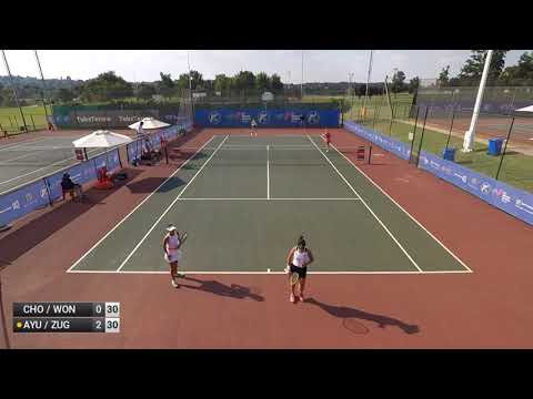 (3)Eudice Chong/Hong Yi Cody Wong v. Mana Ayukawa/Joanne Zuger - doubles - W60 PRETORIA