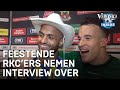 Feestende RKC'ers nemen interview over | VERONICA INSIDE