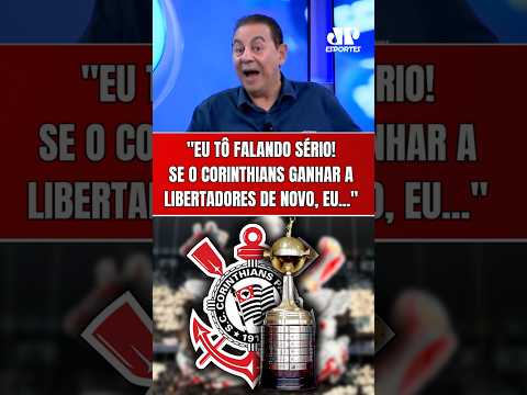 “SE O CORINTHIANS FOR CAMPEÃO DA LIBERTADORES DE NOVO, EU…” O FLAVIO PRADO TÁ COM MEDO???