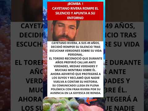 Cayetano se retira temporalmente de los ruedos