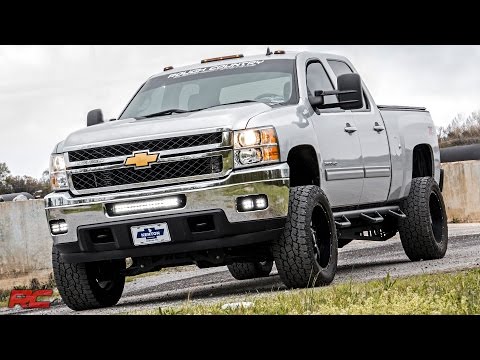 2011-2014 Chevrolet Silverado 2500HD and 3500HD Dual LED Fog Light Kit by Rough Country