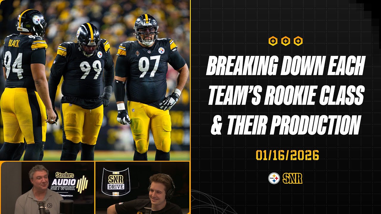 Breaking Down Each Team's Rookie Class & Their Production | SNR Drive (Jan.16) | Pittsburgh Steelers