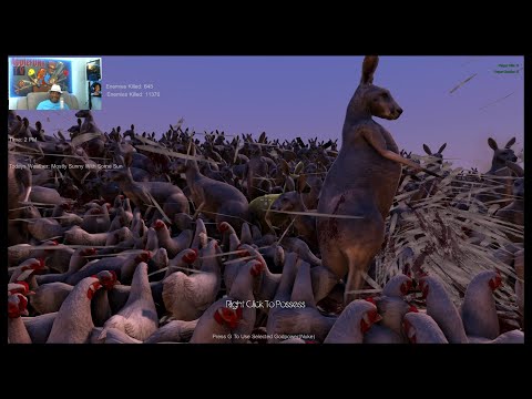 50000 Chicken's VS. 5000 Kangaroos Ultimate Epic Battle Simulator