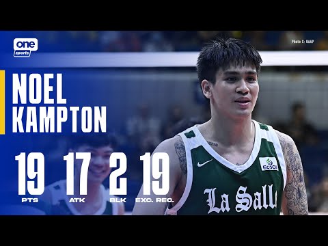 Noel Kampton SOLID DOUBLE-DOUBLE GAME for DLSU vs FEU 🏹 | UAAP SEASON 87 MEN’S VOLLEYBALL