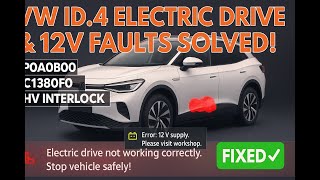 VW ID.4 FIX – Electric Drive & 12V Faults Solved! | Error P0A0B00 & C1380F0