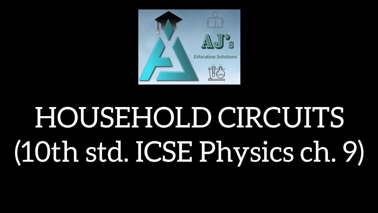 HOUSEHOLD CIRCUITS (10th std. ICSE Physics ch. 9)