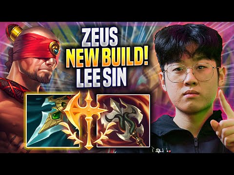 ZEUS TRIES NEW LEE SIN BUILD! - T1 Zeus Plays Lee Sin TOP vs K'sante! | Preseason 2023