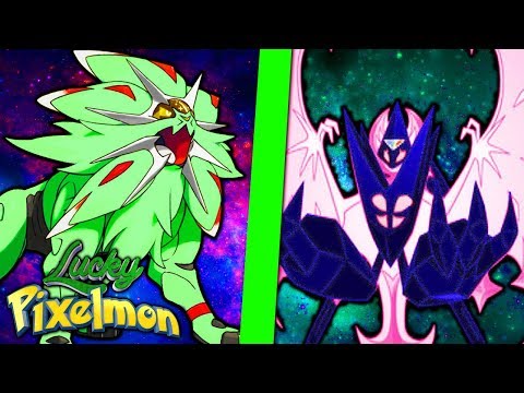 Minecraft Lucky Pixelmon - A SUPER GUERRA DE LENDÁRIOS ! SOLGALEO SHINY vs NECROZMA SHINY !!