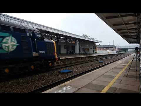 Network Rail Test Train- Class 37's- Bridgwater Station- 10th May 2016